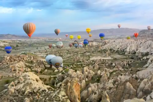 Cappadocia hot air balloons in Turkey