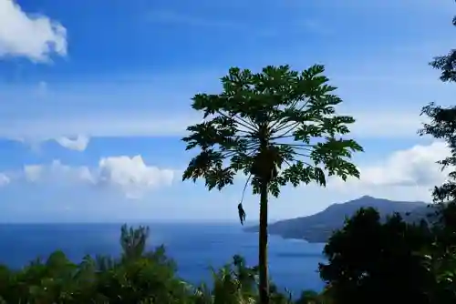 Vista aerea di Anse Source d'Argent alle Seychelles